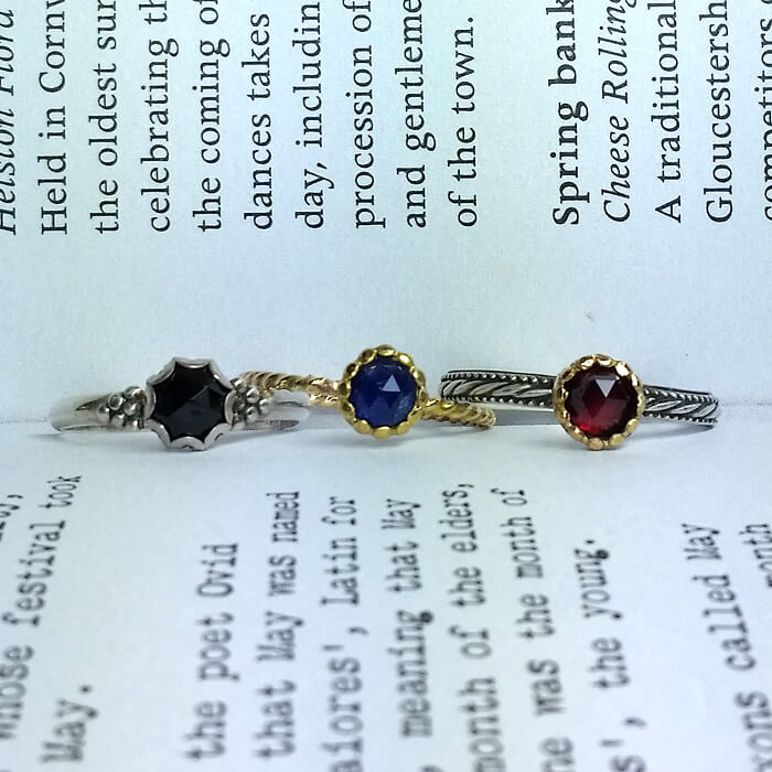 Victorian inspired rings
