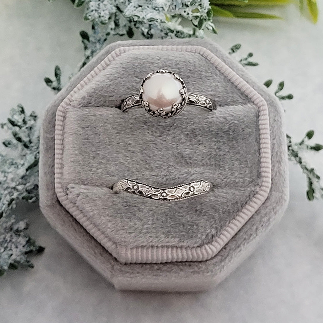 Non-traditional and unique engagement rings and wedding bands by Kryzia Kreations