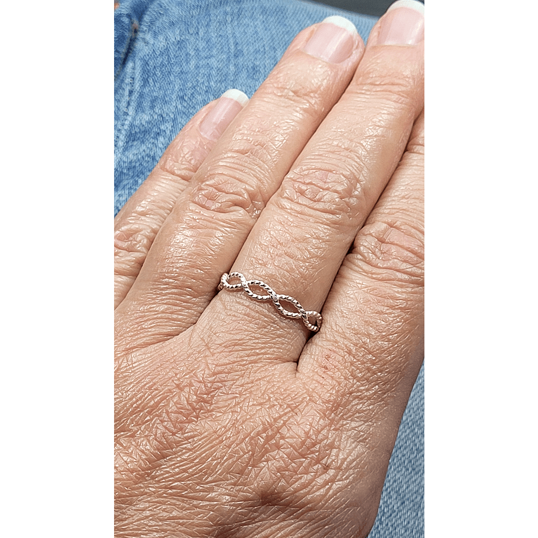 Sterling Silver Braided Ring Band