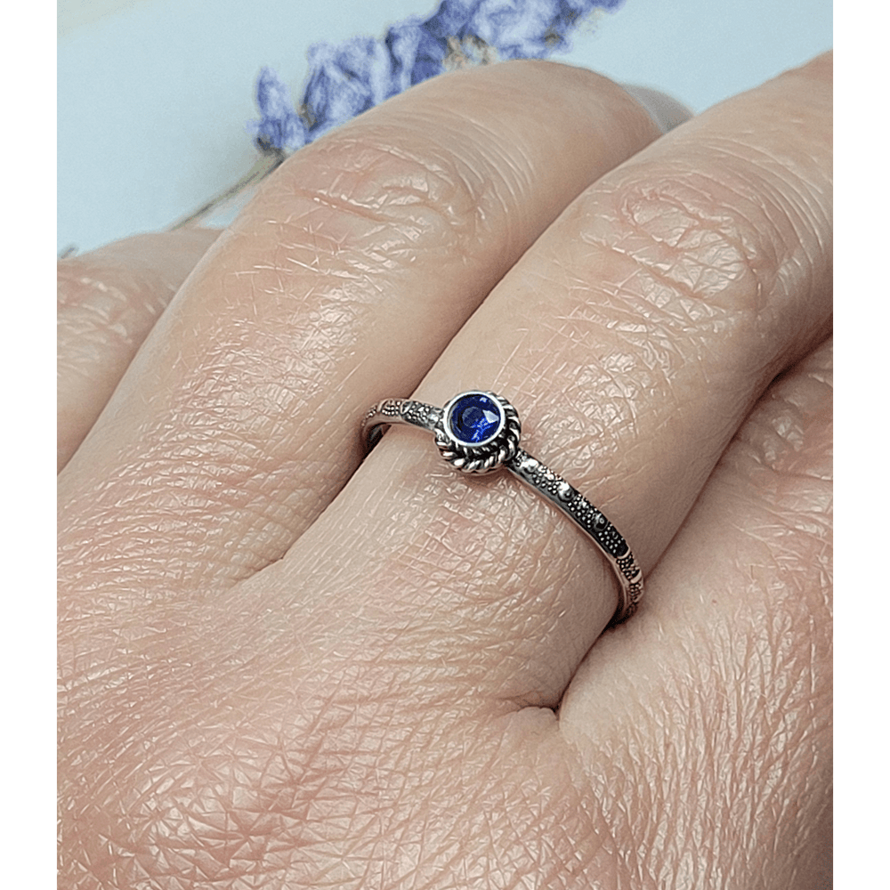 Stackable Rings Pandora September Birthstone Ring Gemstone Ring