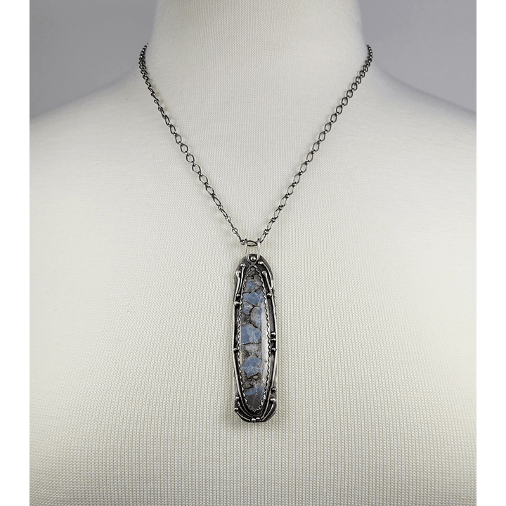 blue calcite necklace